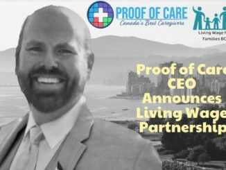 Proof of Care CEO announces living wage partnership
